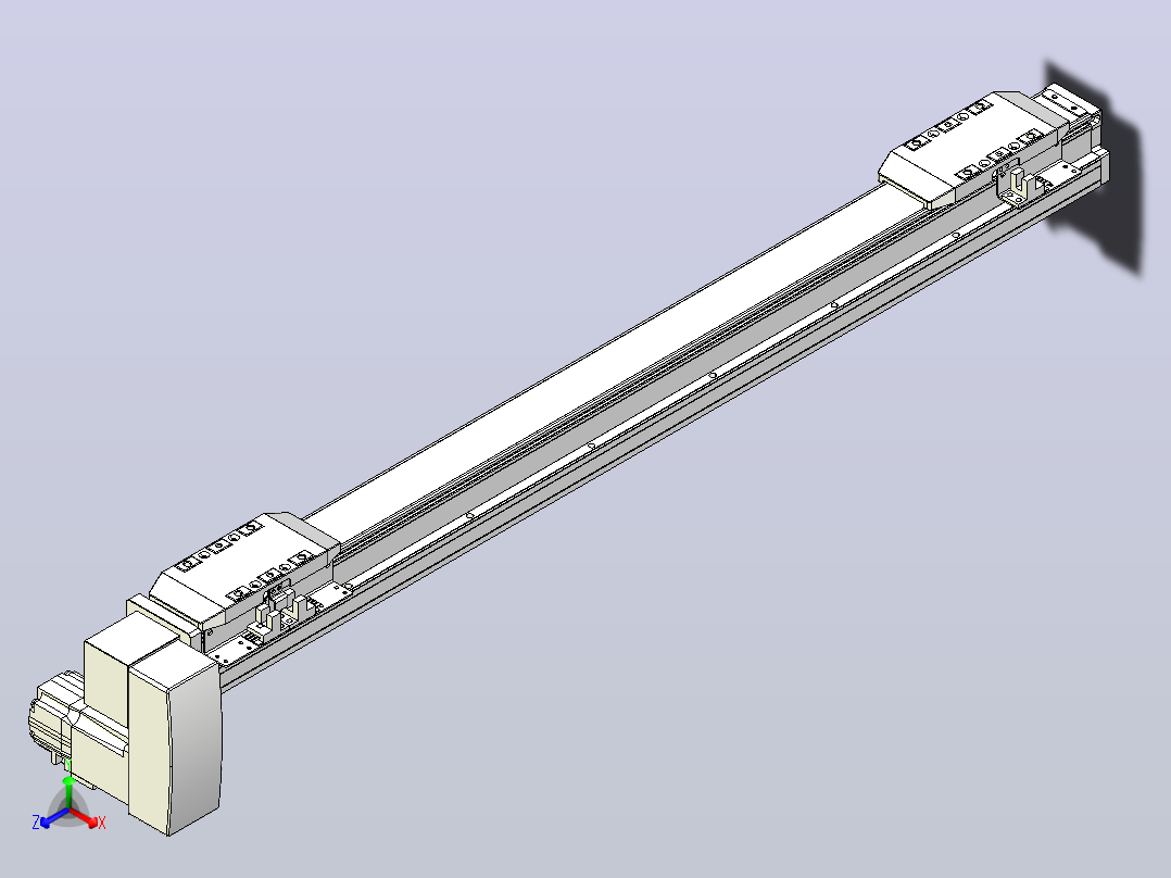 皮带直线轴双滑块型TPA-GCBS-50-P42-L225-RP-M10-N3主视图