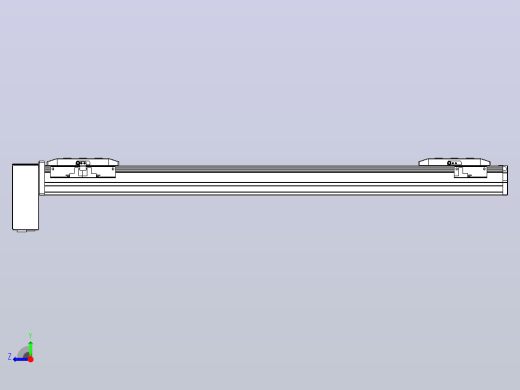 皮带直线轴双滑块型TPA-GCBS-50-P42-L225-RP-M10-N3右视缩略图