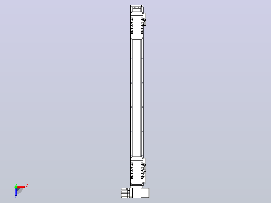 皮带直线轴双滑块型TPA-GCBS-50-P42-L225-RP-M10-N3俯视图