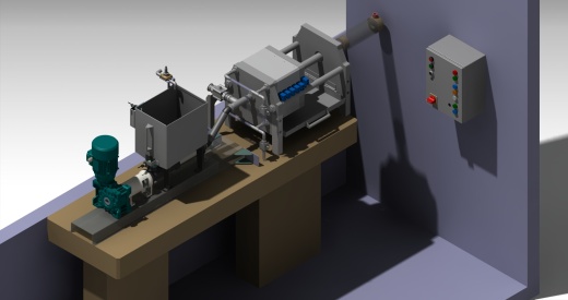 实验室压滤机 3d 模型缩略图
