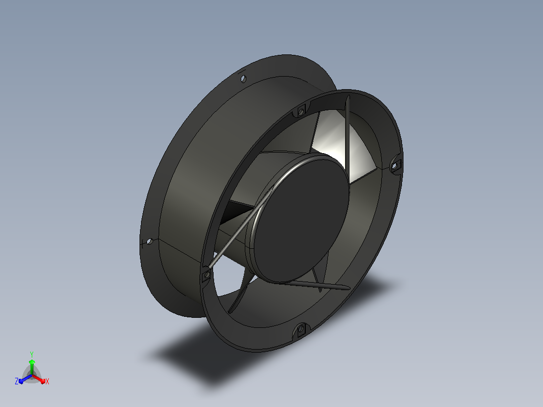 TA17251 轴流风机[TA17251MSL-1]主视图