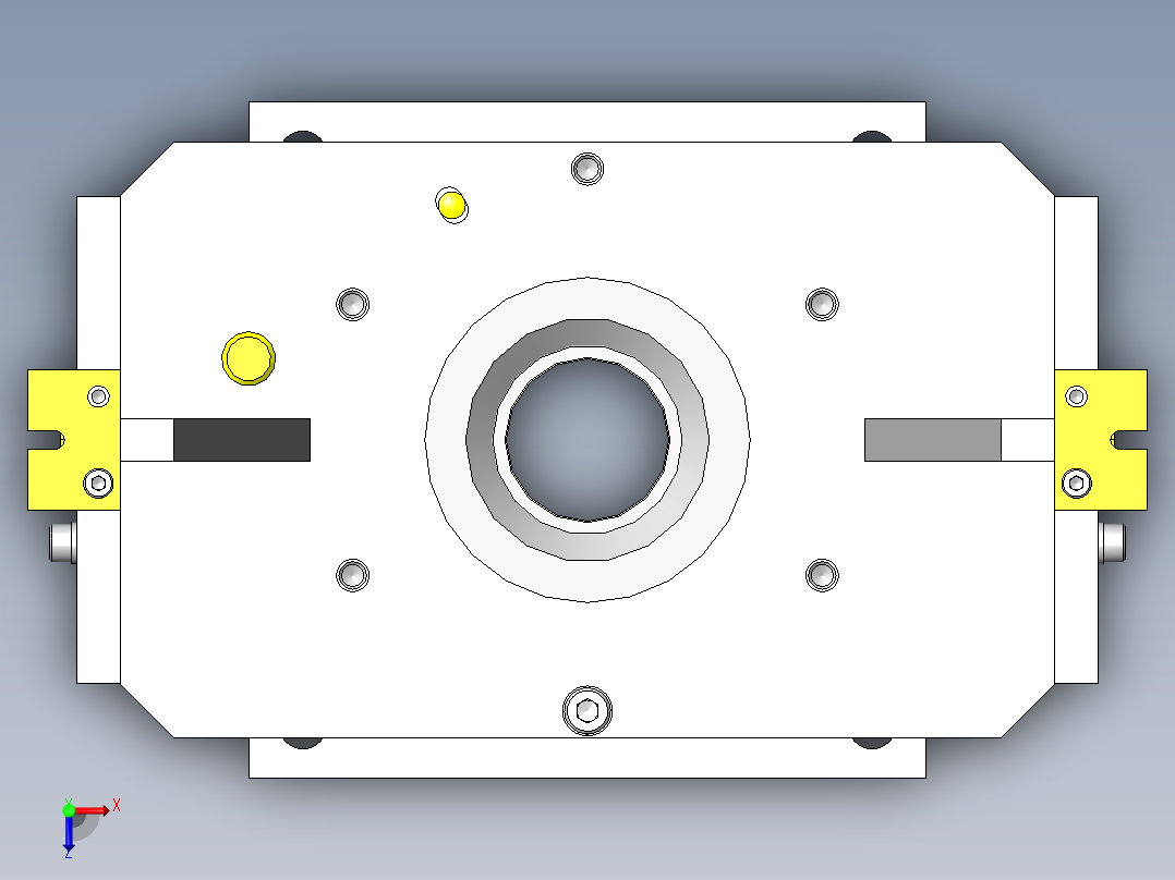 旋转装载机俯视图
