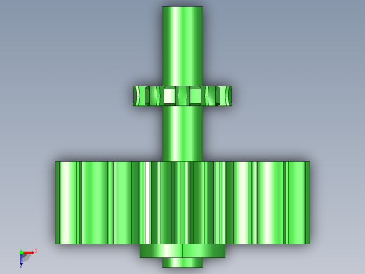 牛头刨床三维模型及机构原理运动仿真ug俯视缩略图