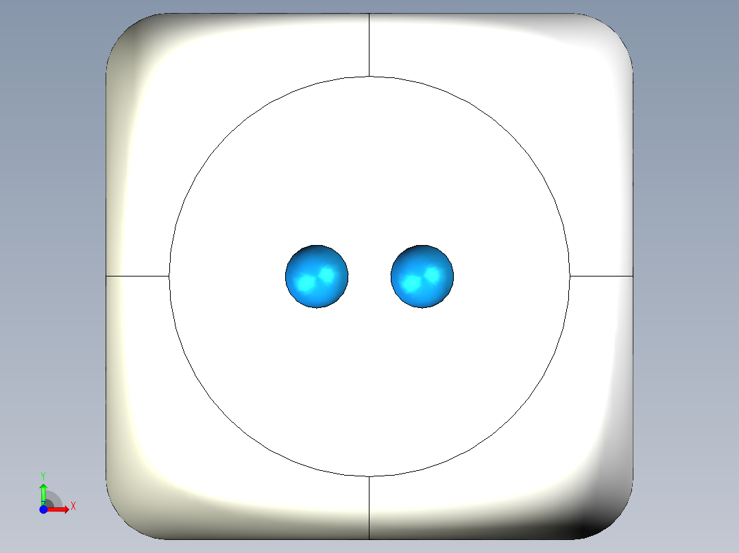 筛子模型绘制前视图