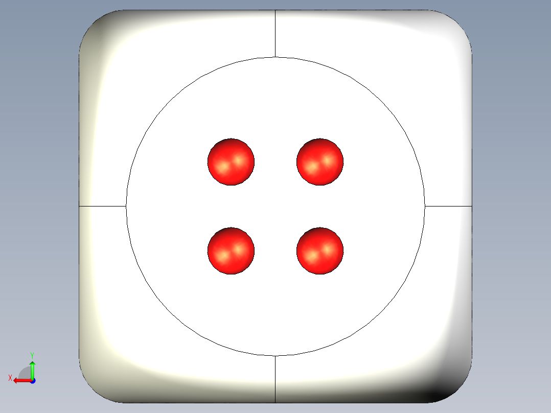筛子模型绘制后视图