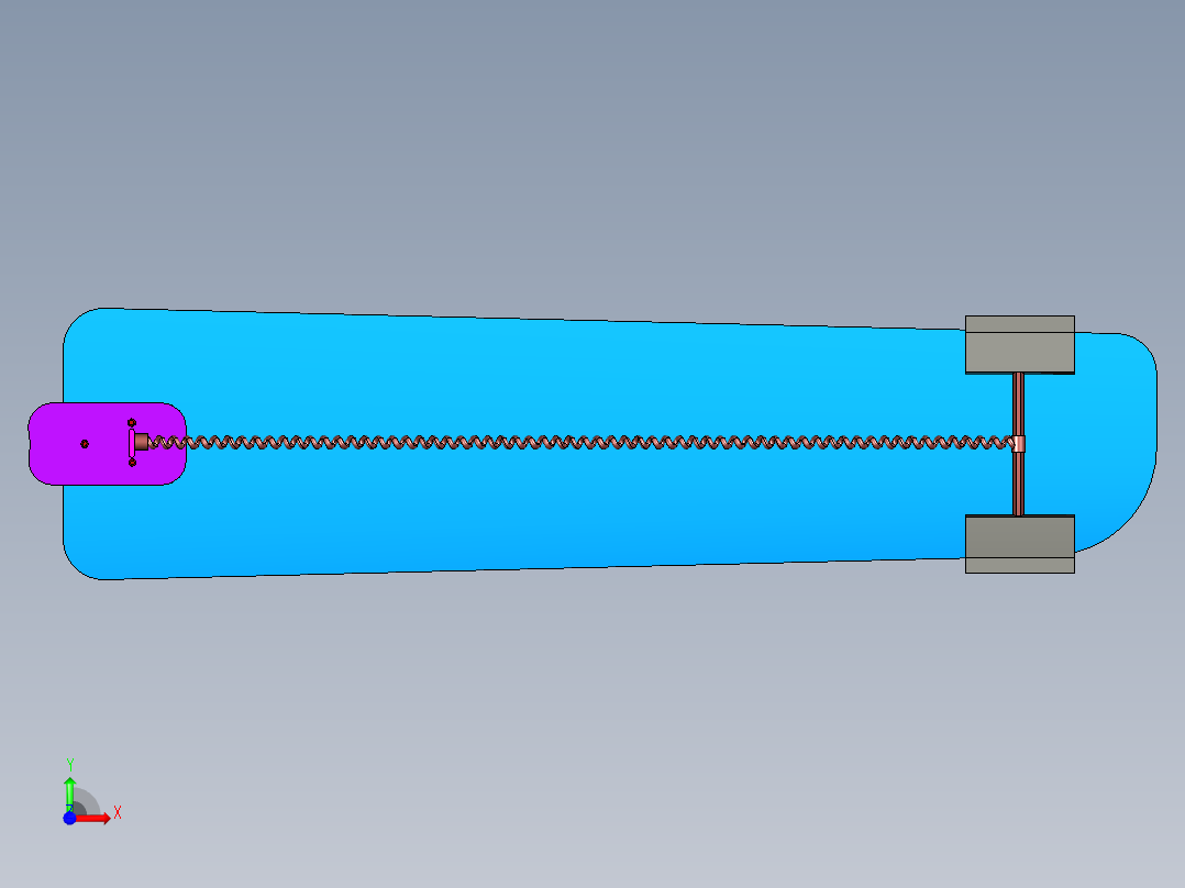 CATIA 台式钻床设计前视图