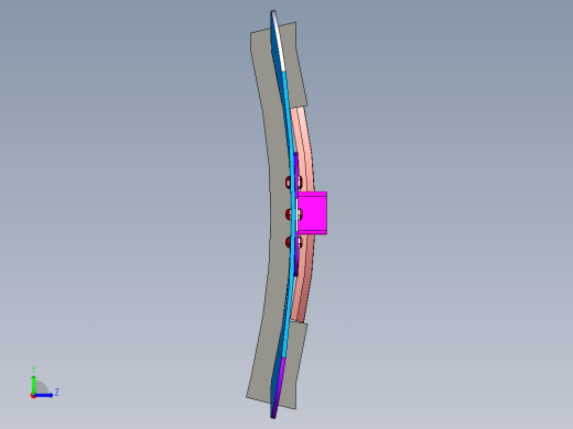 CATIA 台式钻床设计左视缩略图