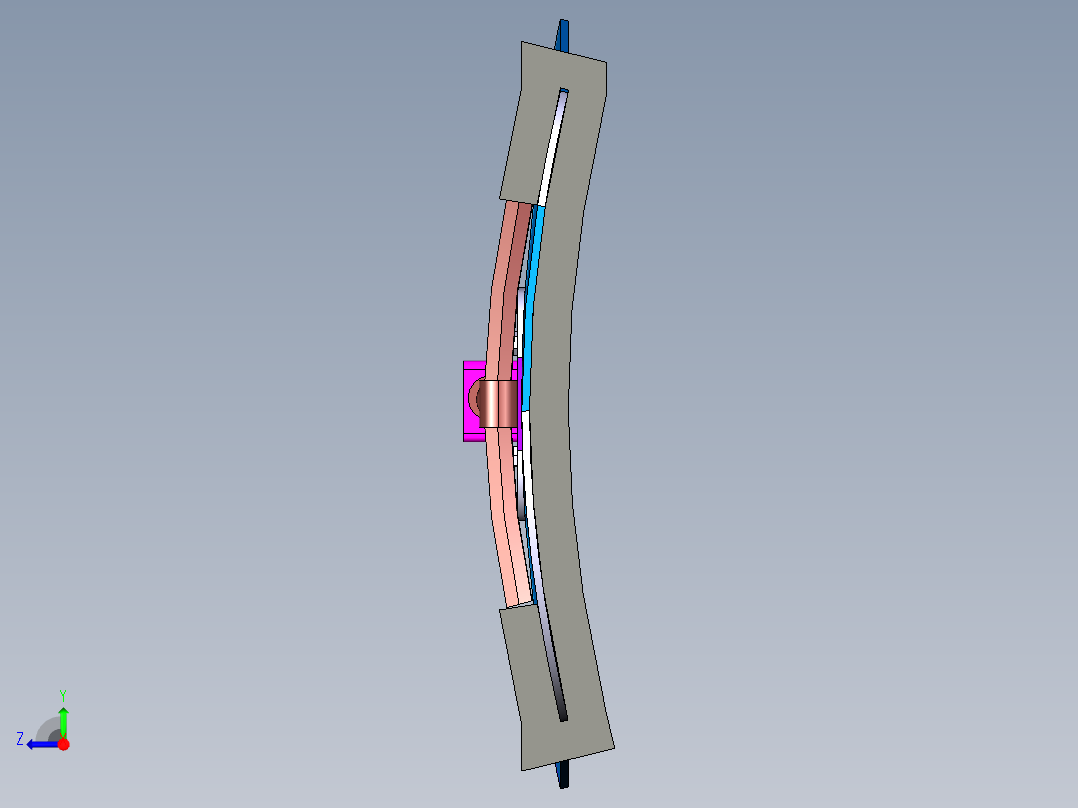 CATIA 台式钻床设计右视图