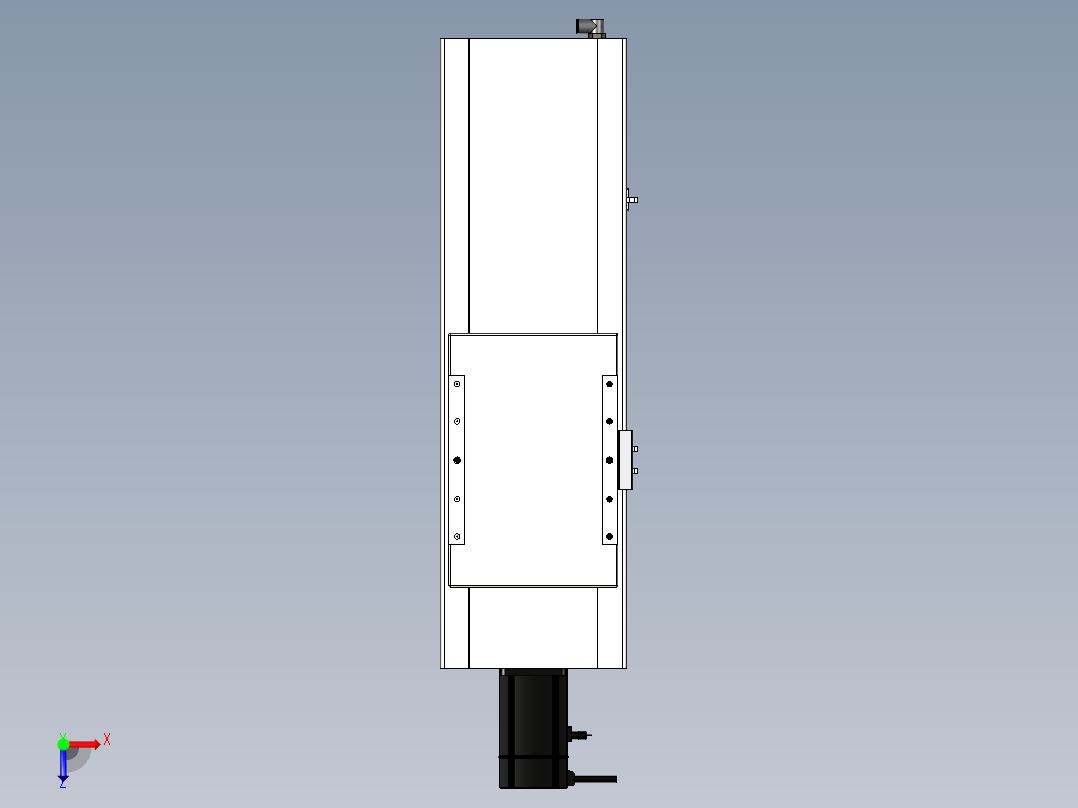 Toyo东佑达直线模组-ECH22-300-BC-M75-C4俯视图