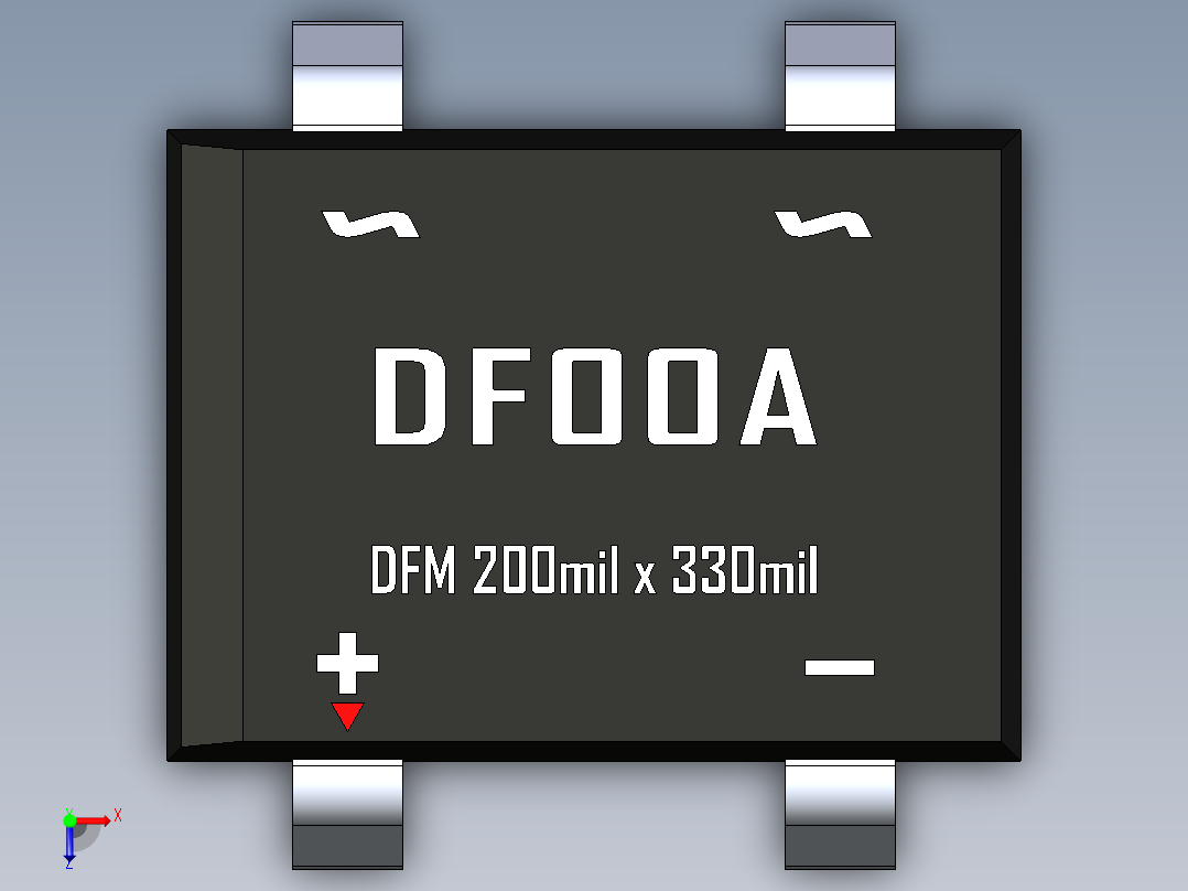 桥式整流器-DFM_330mil俯视图