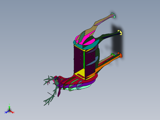 驯鹿麋鹿形烧烤架炉子