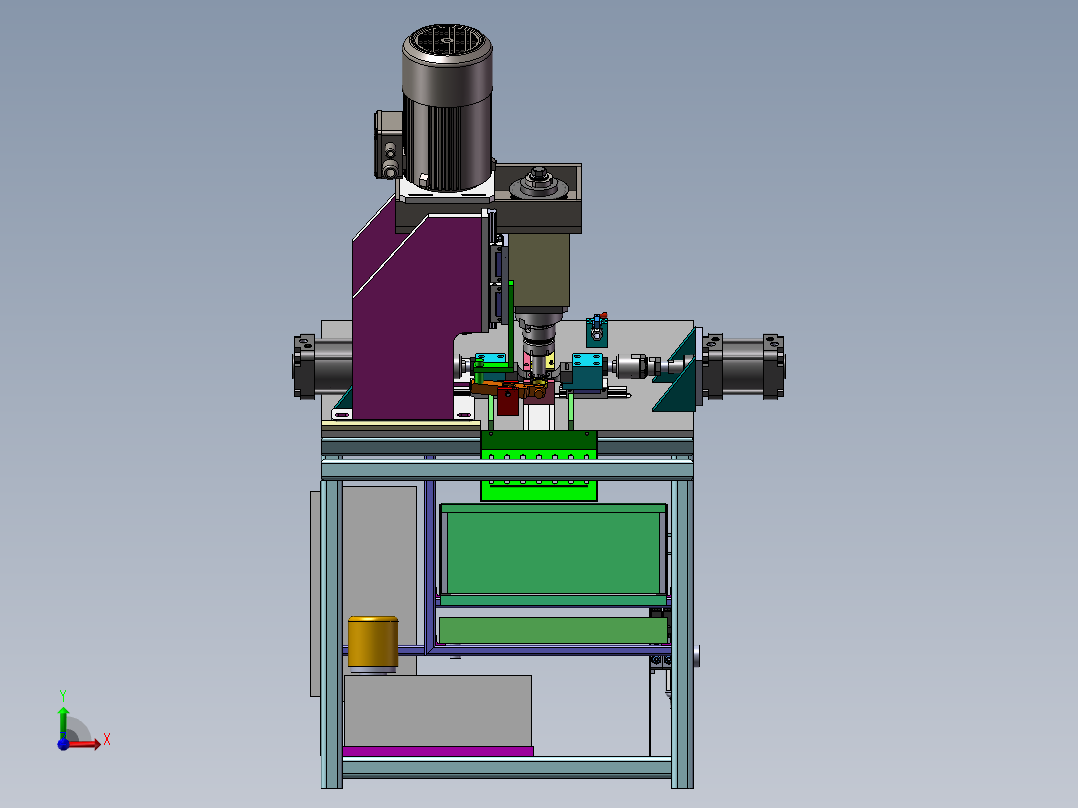 全自动组装机械设备3D模型