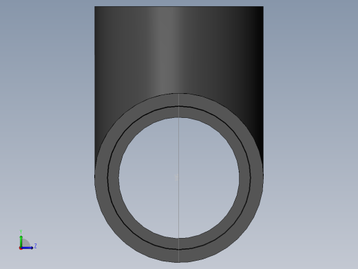 PVC管件-1.5in Tee前视缩略图