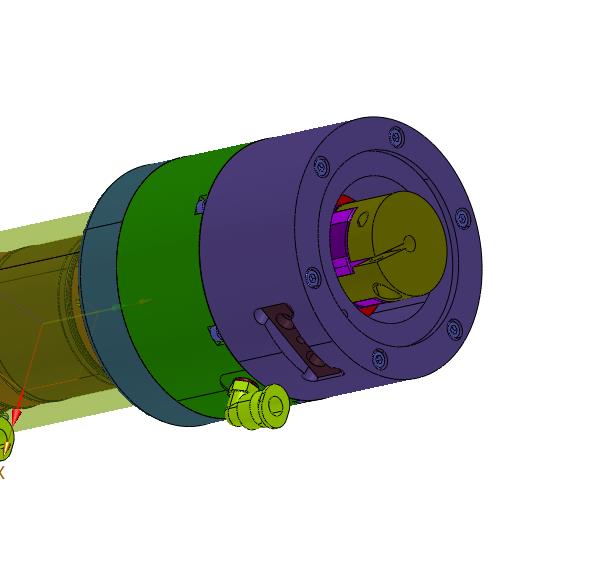 高精密气动内撑内涨夹头