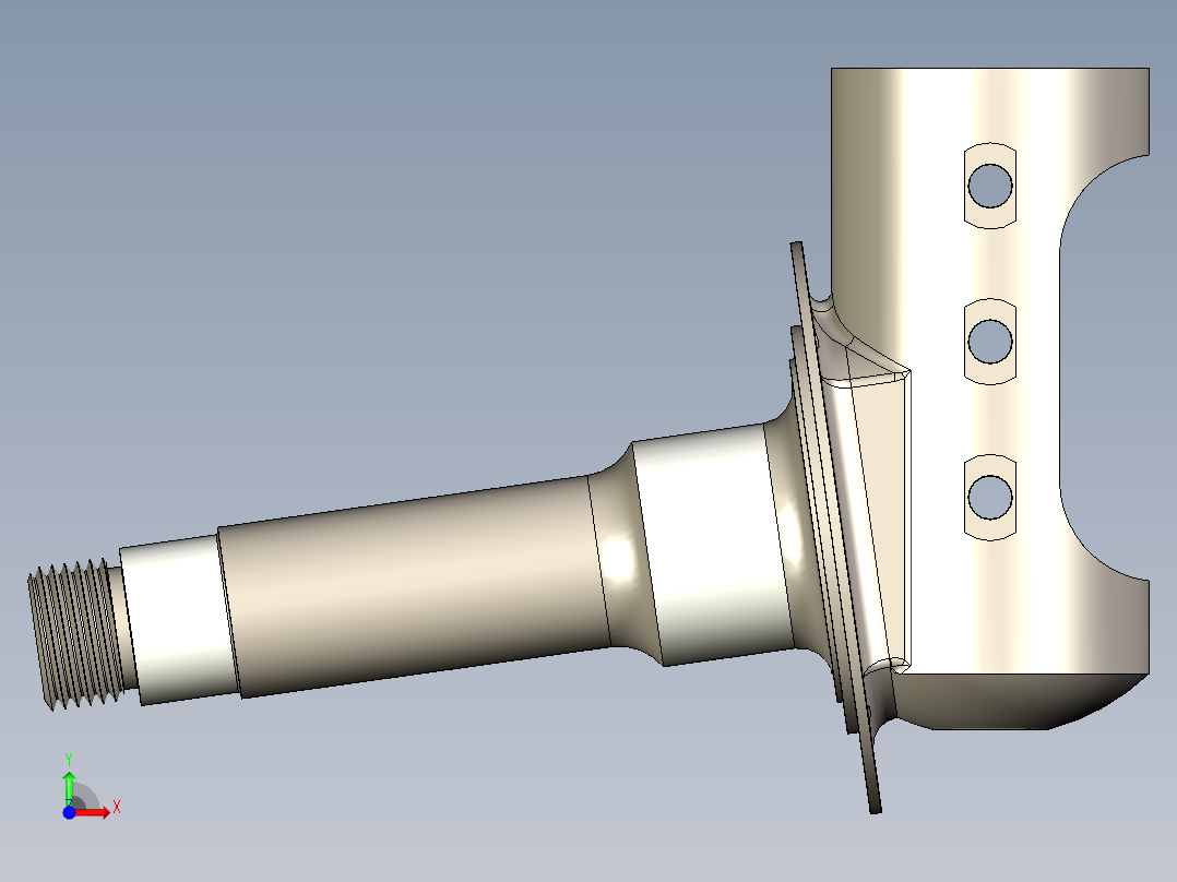 轮轴-底盘系统前视图