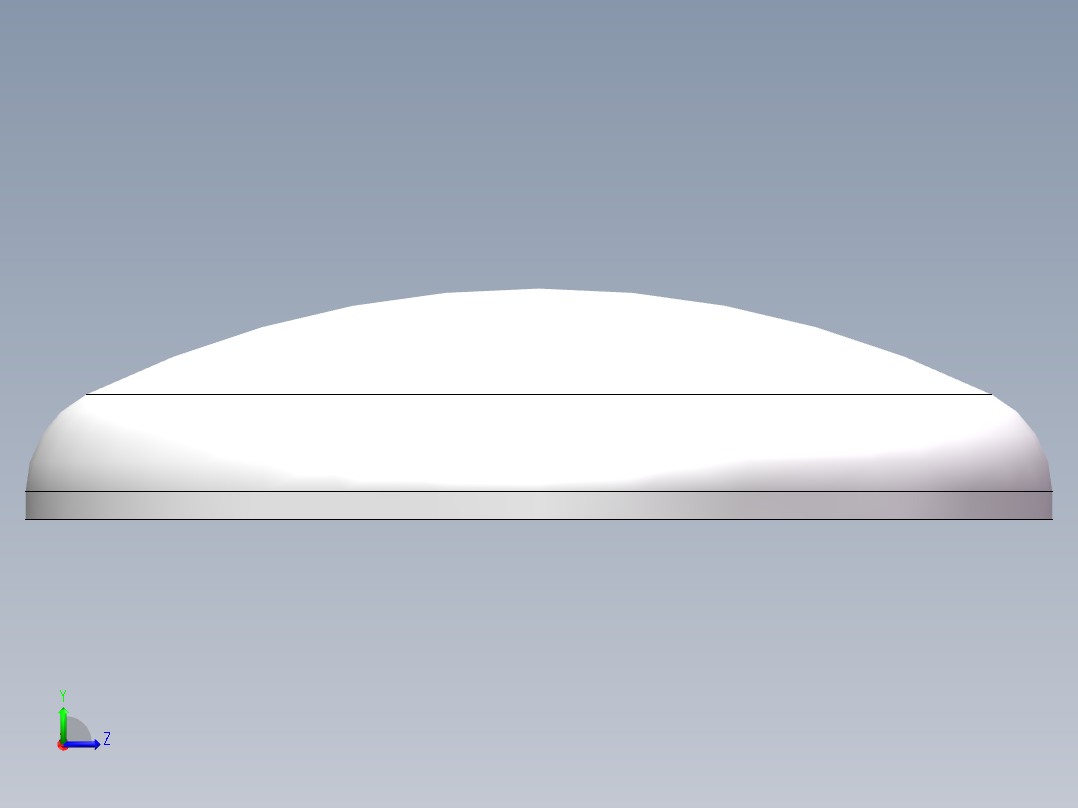 THA碟形封头DN900左视图