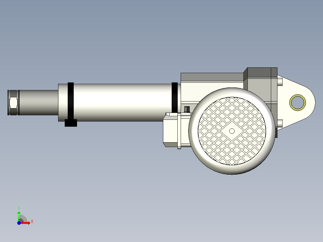 LBP - 滚珠丝杠电动推杆前视图