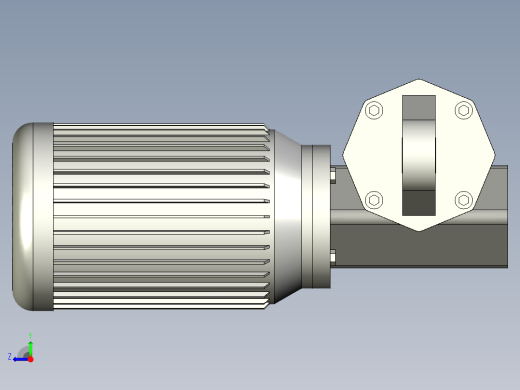 LBP - 滚珠丝杠电动推杆右视缩略图