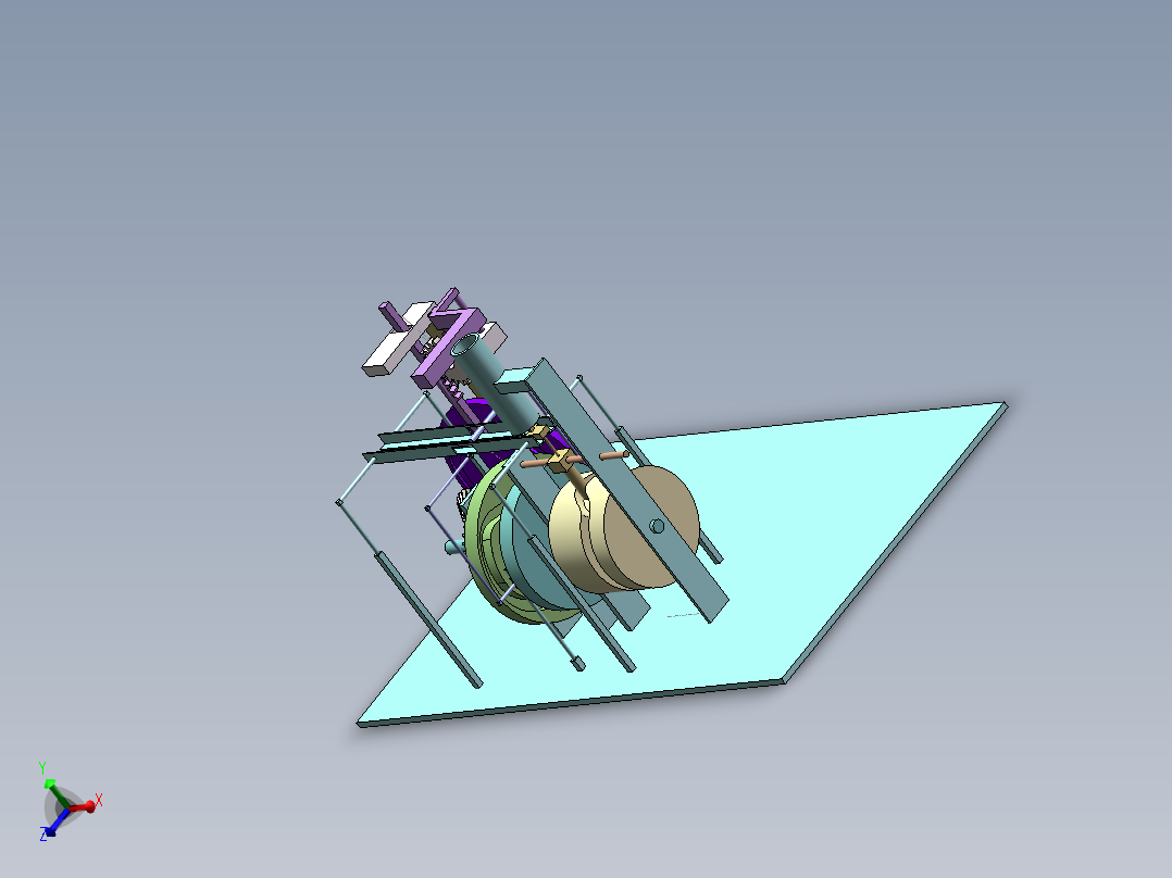 一种机械凸轮齿轮机构