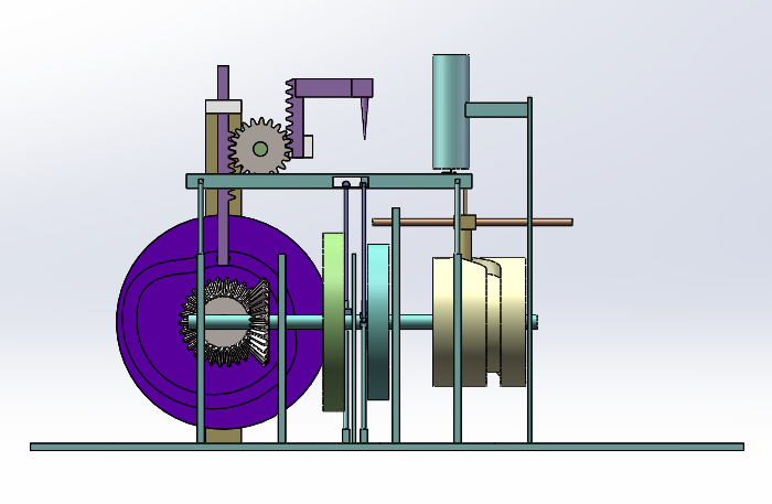 一种机械凸轮齿轮机构