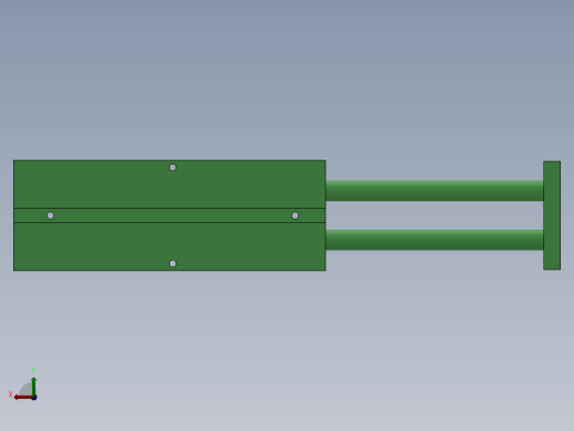双轴气缸 TN16×100-S后视缩略图