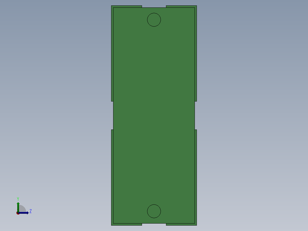 双轴气缸 TN16×100-S左视图