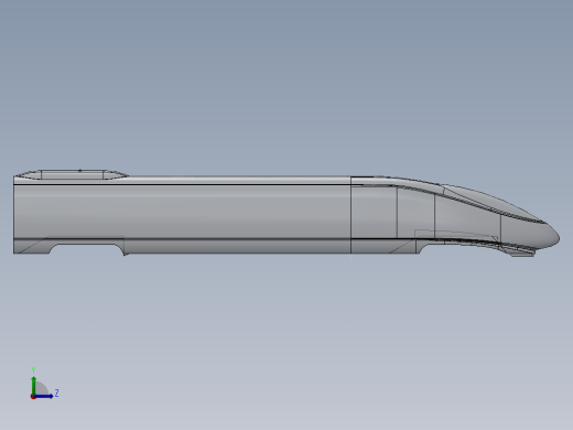 动车头车车体399973左视缩略图