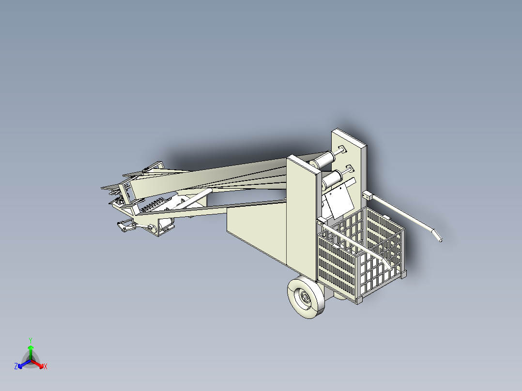 韭菜收割机设计含三维模型+7张CAD图纸+35页说明书