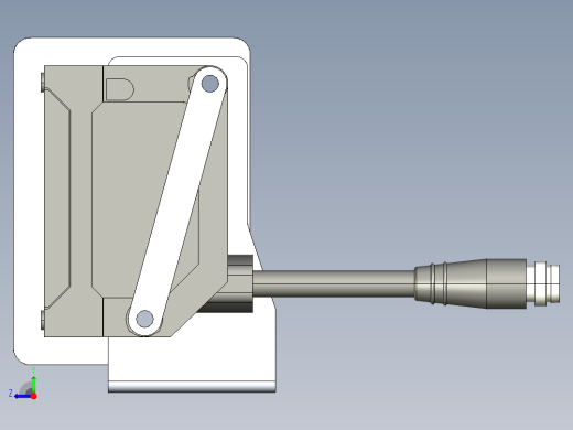 基恩士IL-030_kc图纸模型右视缩略图