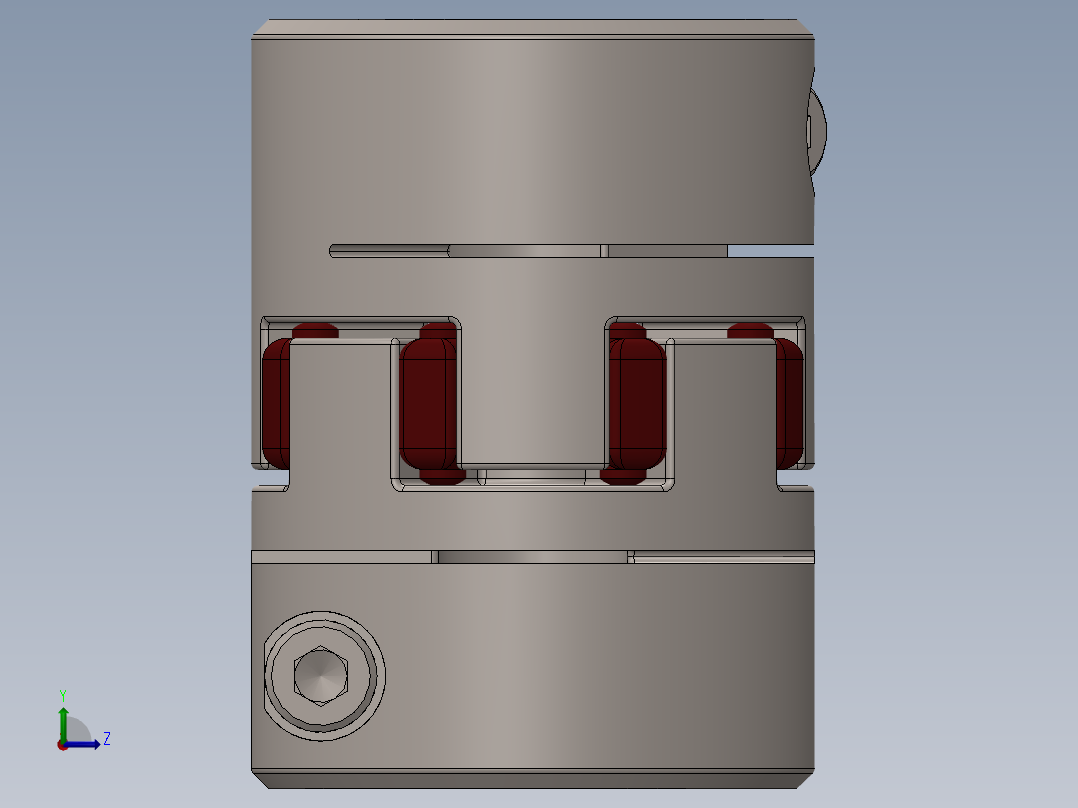 联轴器 (27)左视图