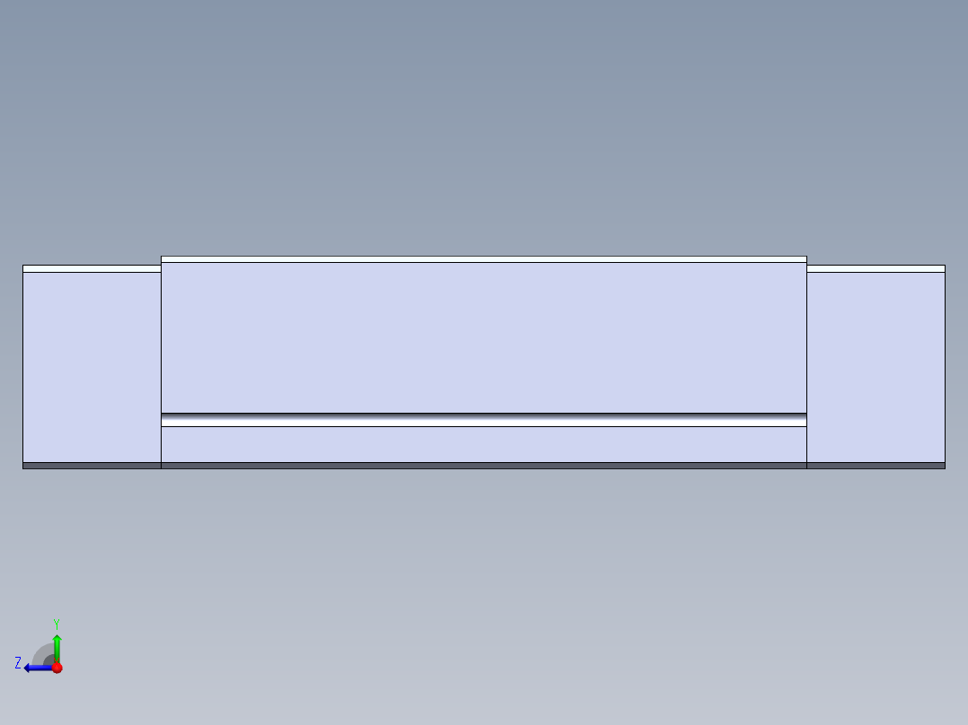 上银直线滑轨-MGW9C 滑块右视图