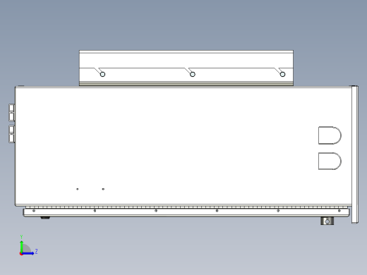 电器柜 电控柜 (99) 机械设计素材左视缩略图