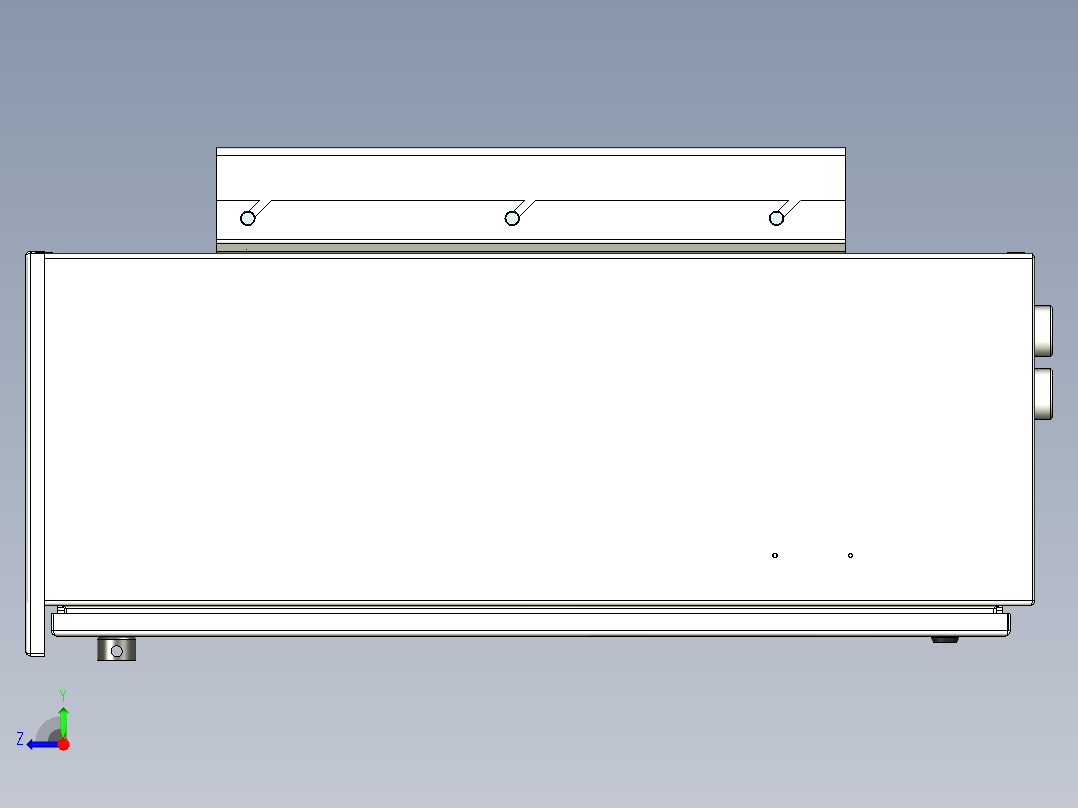 电器柜 电控柜 (99) 机械设计素材右视图