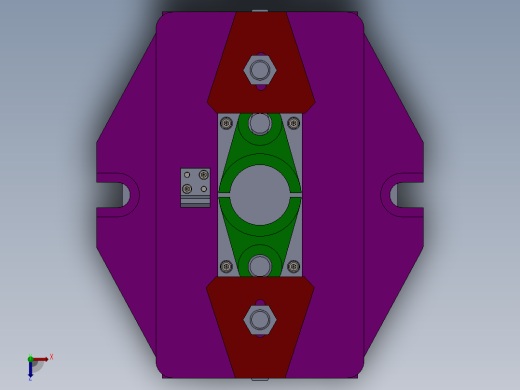 831007拨叉加工工艺及中间铣断夹具设计【方案2】【含三维SolidWorks】俯视缩略图