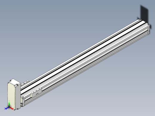TPA-KNR-86E-1610C-L850A1-MU-P40-N3线性模块铝制底座正等轴测缩略图