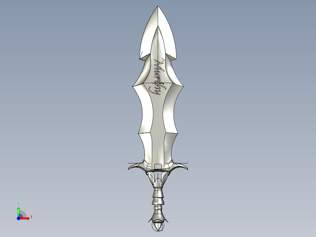 剑、宝剑(54)前视图