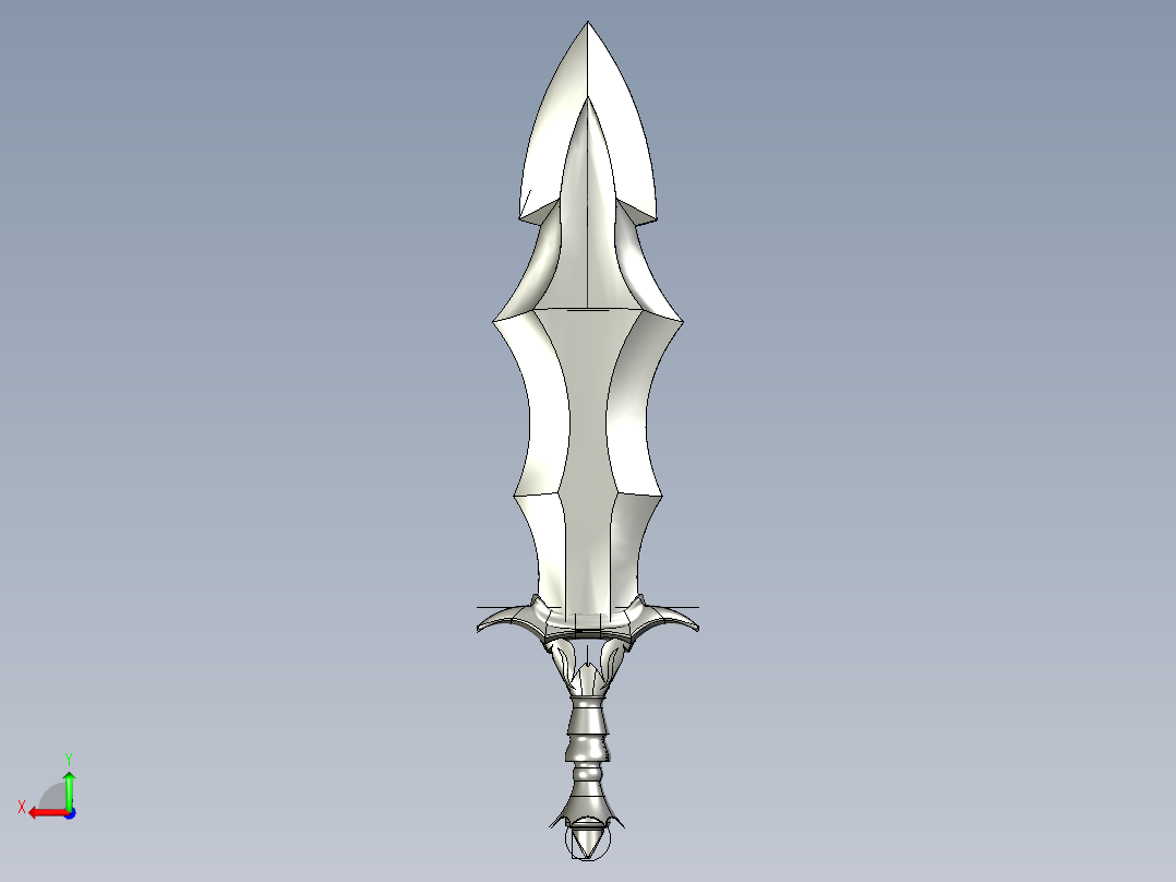 剑、宝剑(54)后视图