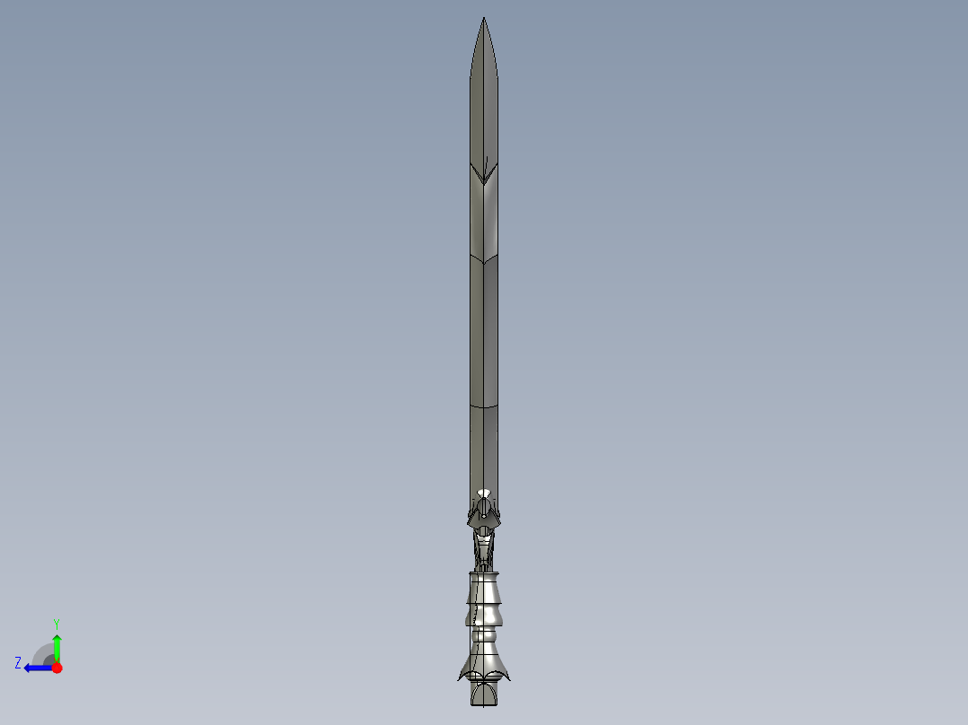 剑、宝剑(54)右视图