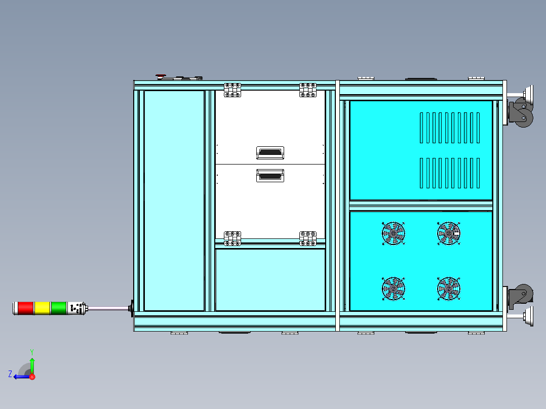 六头自动烧录焊锡设备sw16可编辑右视图