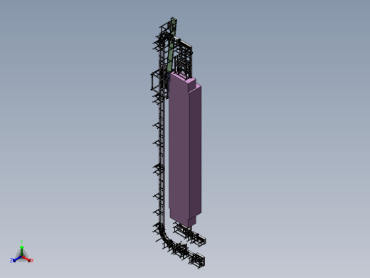 糕点全自动生产线sw18可编辑正等轴测缩略图