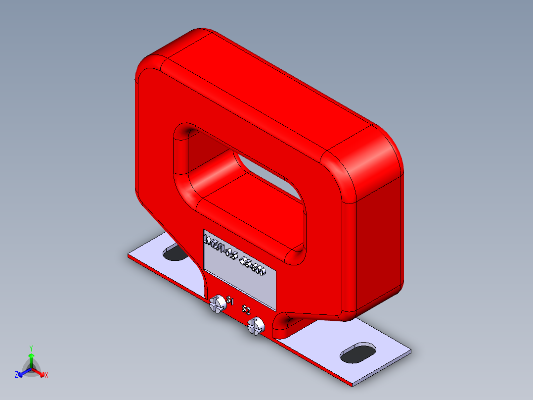 德力西电气 LMZJ1-0.5 C5-800正等轴测图