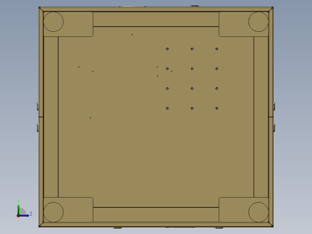小五金自动搬运旋转检测设备左视图