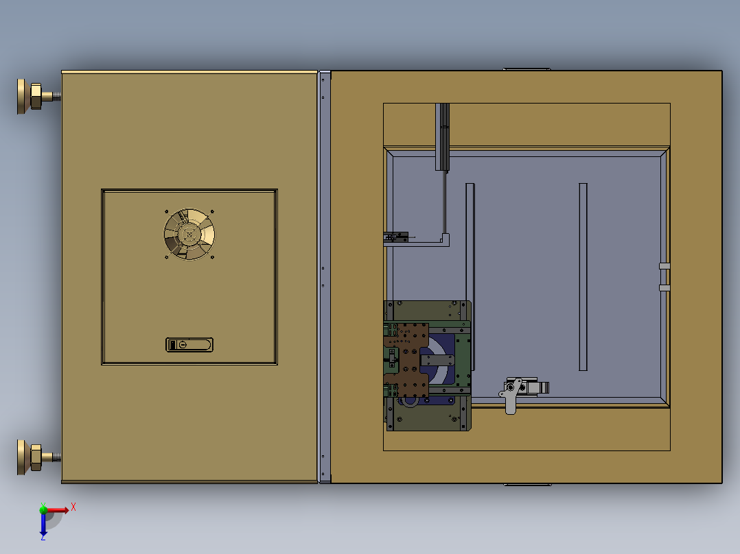 小五金自动搬运旋转检测设备俯视图