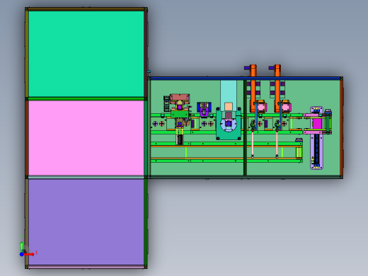 自动穿螺杆机及螺杆螺母锁付装置前视缩略图