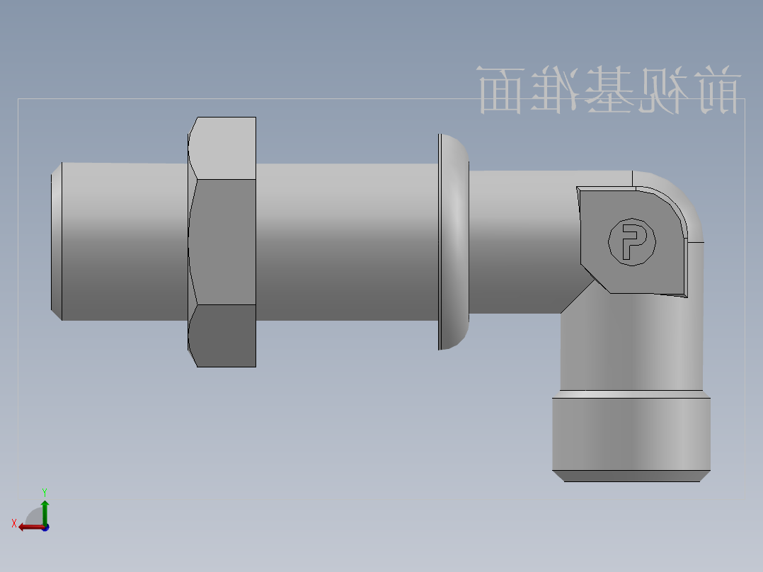 直角过板接头、6C9-14LN后视图