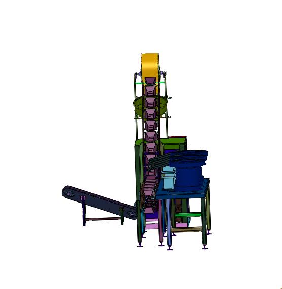 振动供料装置的自动计数组合包装机