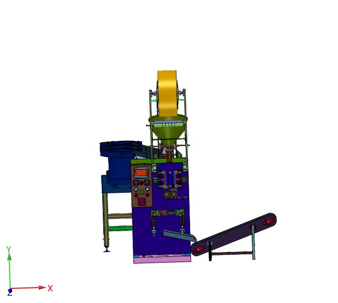 振动供料装置的自动计数组合包装机