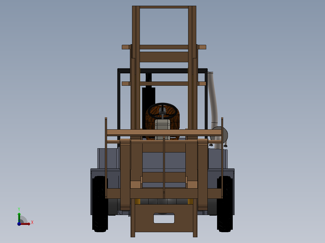 叉车、 叉车 SW(13)前视图