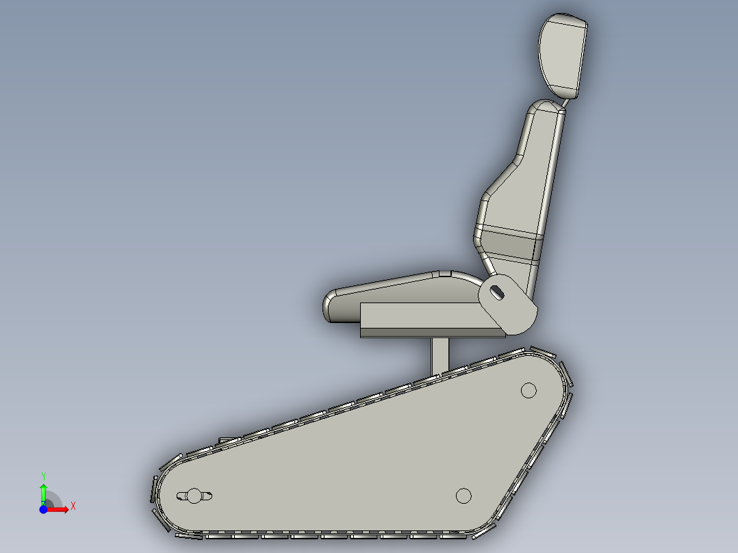 B3003947-履带车辆前视图