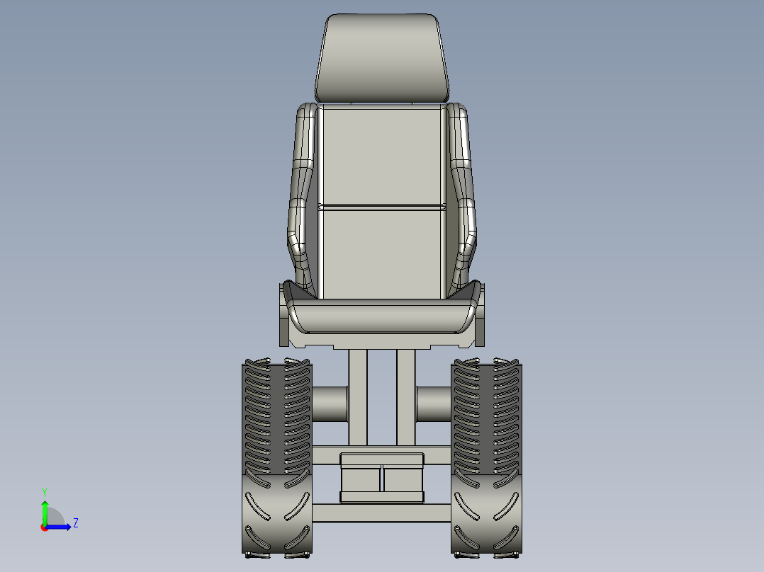 B3003947-履带车辆左视图